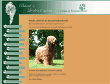 Tablet Screenshot of briard-laclealamour.de